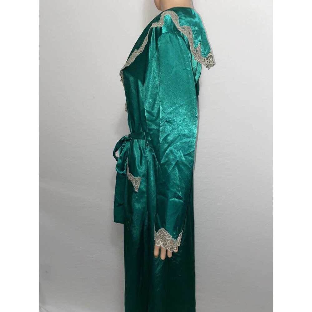 Victoria's Secret Victorian Robe Emerald Green - Picture 8 of 11